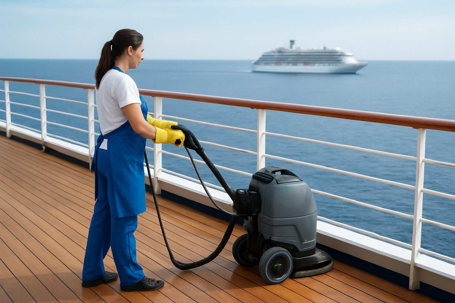 Limpieza en cruceros y embarcaciones